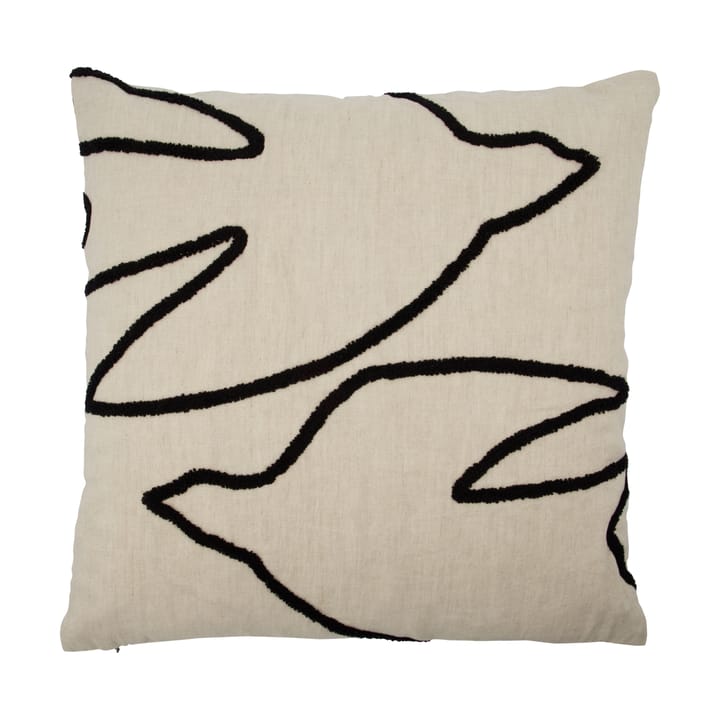 Fly kussenhoes 50x50 cm - Black-off white - House Doctor