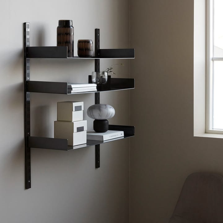 Fog waxinelichtjeshouder zwart-wit marmer, 20 cm House Doctor
