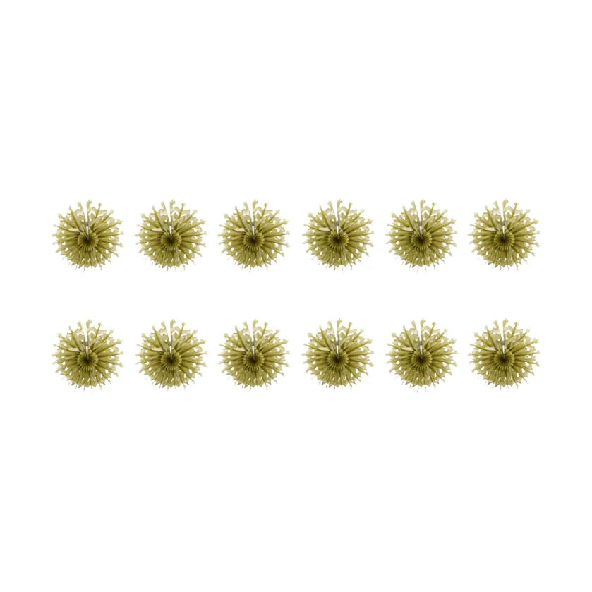 Fold papieren sterren 12-pack, Gouden House Doctor