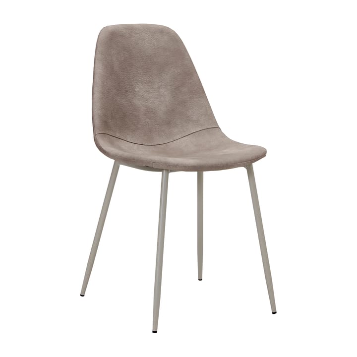 Found stoel imitatieleer - Antique light grey - House Doctor