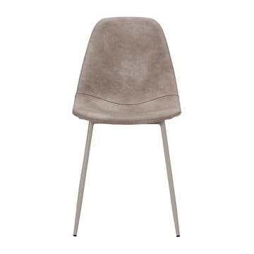 Found stoel imitatieleer - Antique light grey - House Doctor