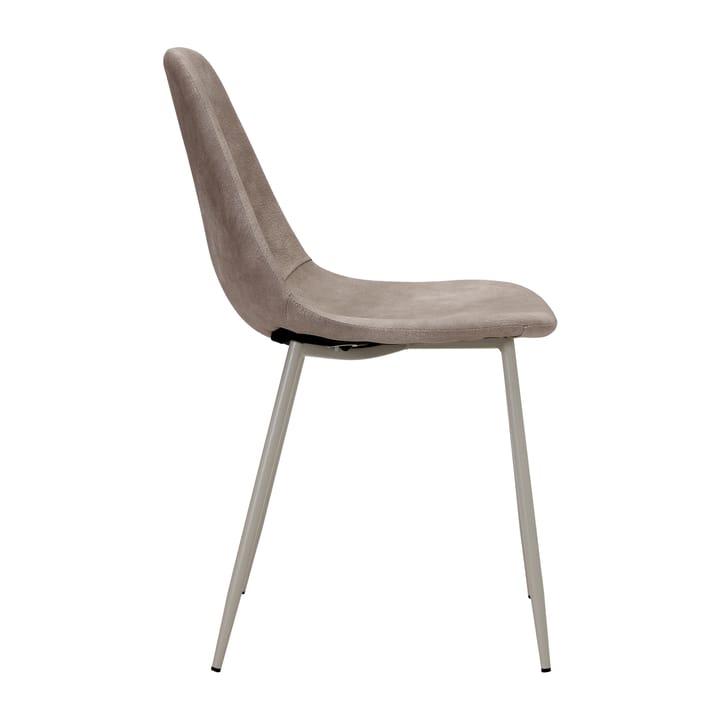 Found stoel imitatieleer, Antique light grey House Doctor
