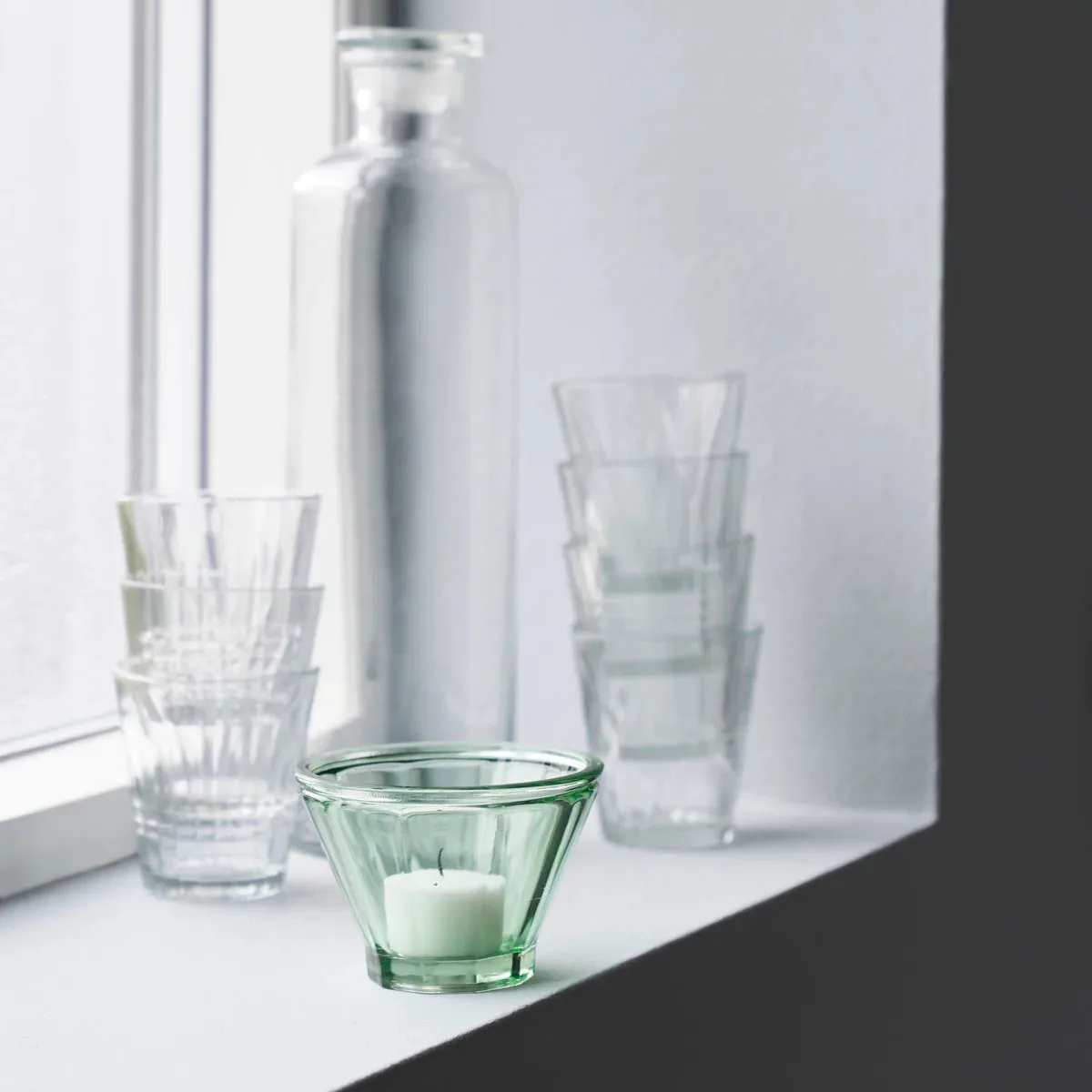 Fren waxinelichtjeshouder 7 cm, Groen House Doctor