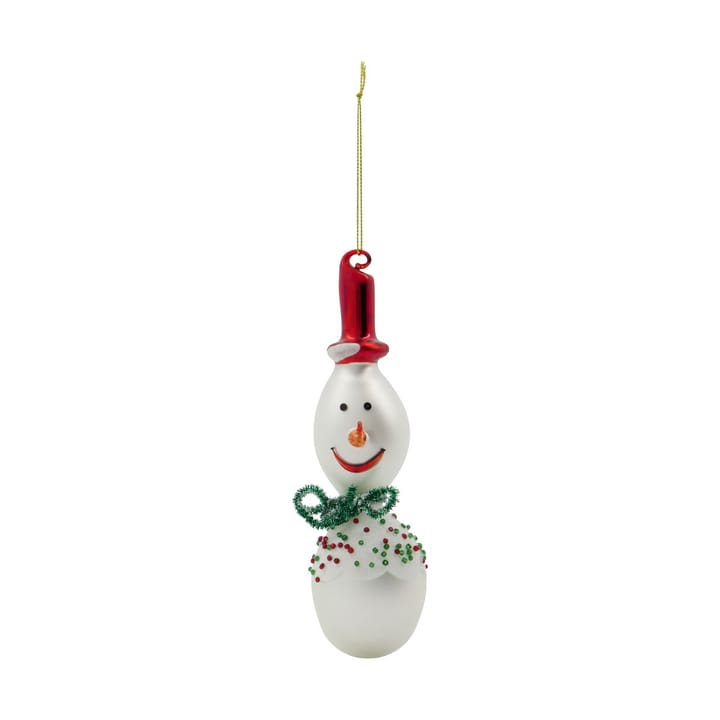 Frosty kerstboomhangers 15,9 cm 3-pack, Wit House Doctor