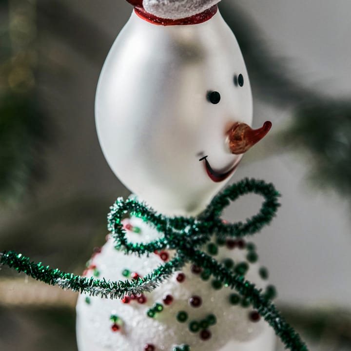 Frosty kerstboomhangers 15,9 cm 3-pack, Wit House Doctor