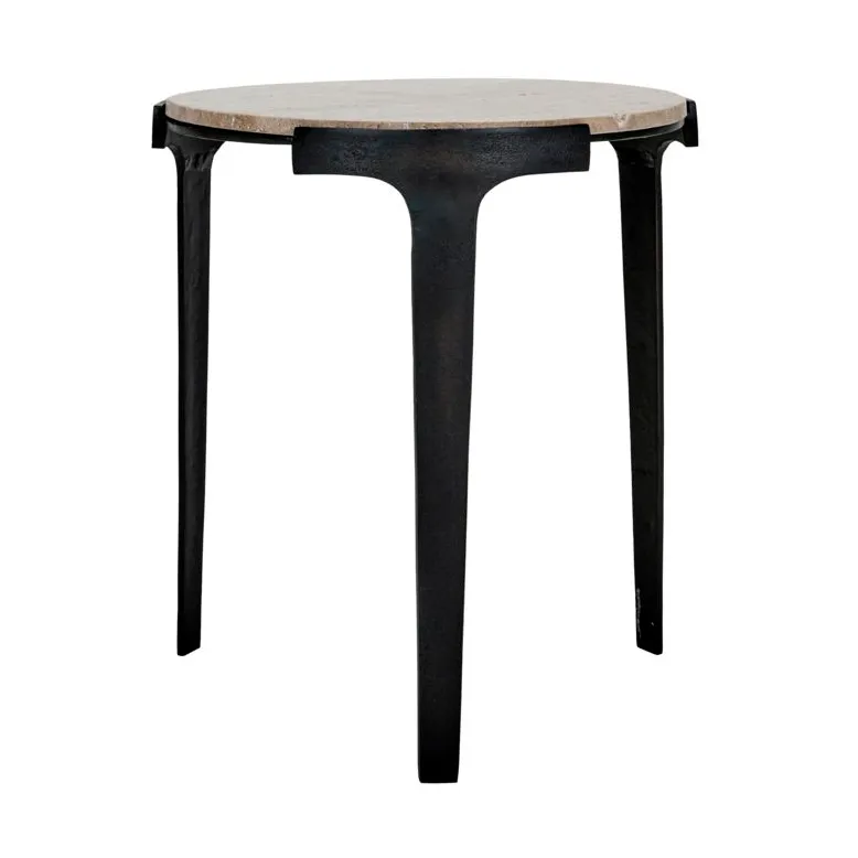 Fula salontafel Ø45 cm, Beige House Doctor