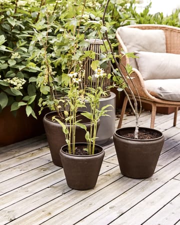 Funnel bloempot 3-delig - Antiekbruin - House Doctor