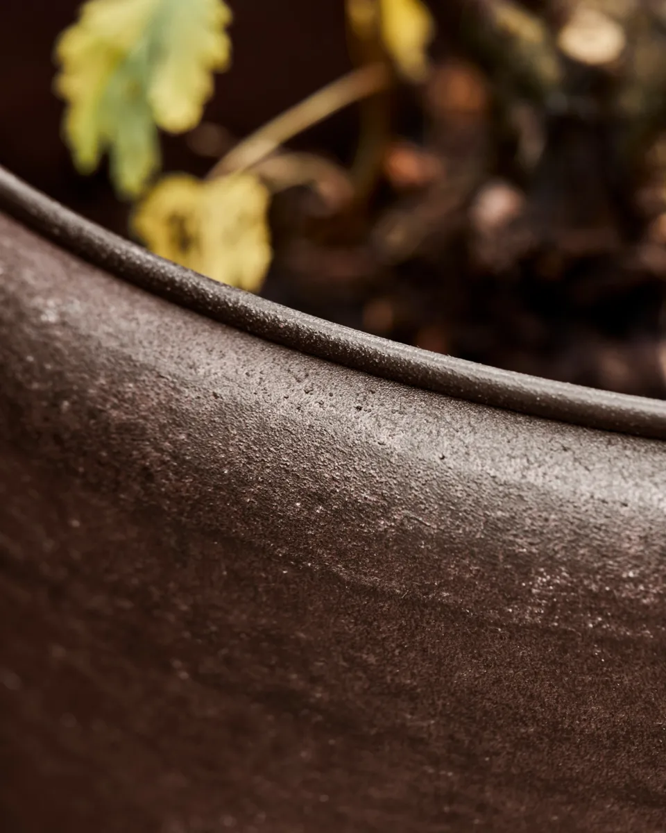 Funnel bloempot 3-delig, Antiekbruin House Doctor