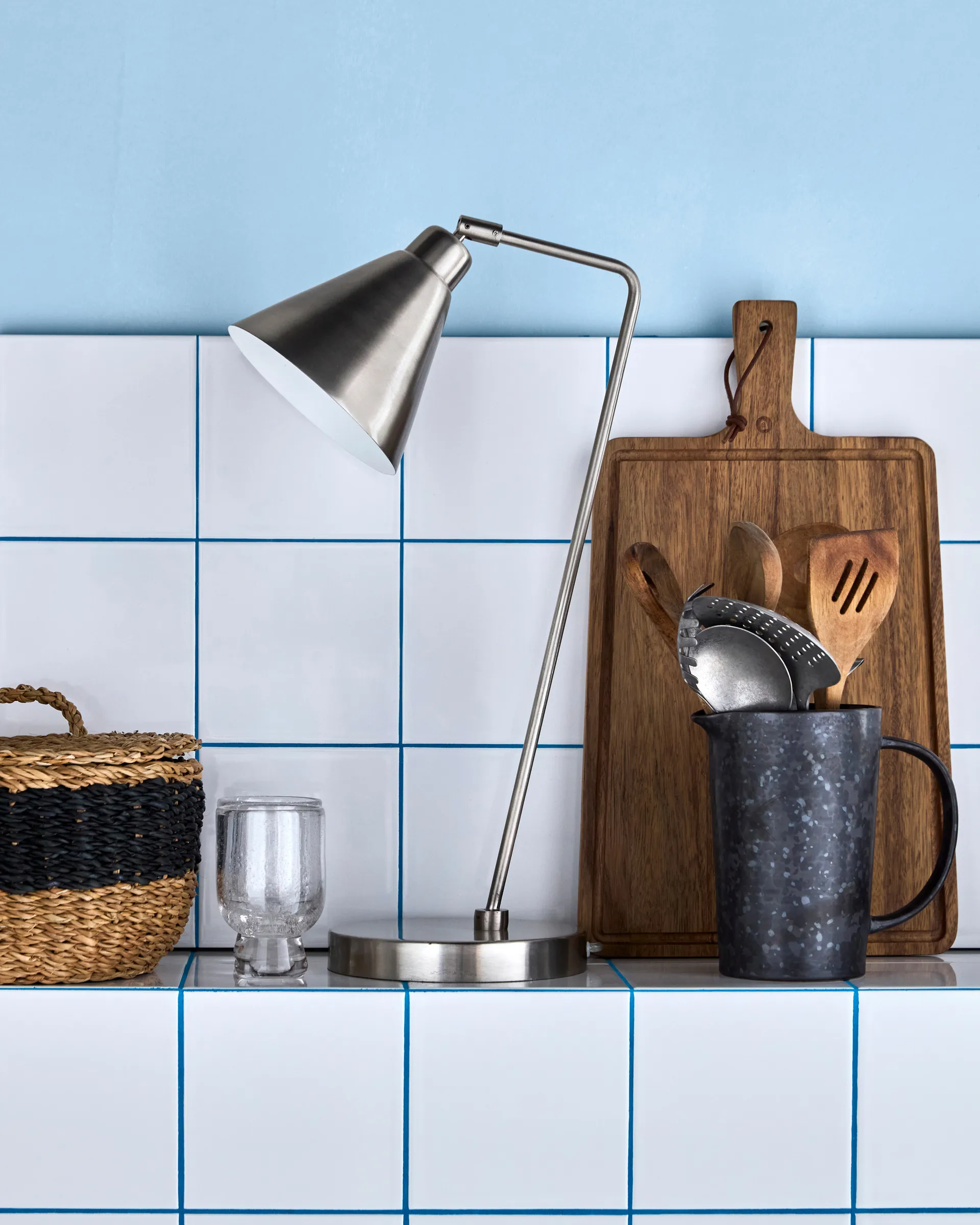 Game tafellamp, Geborsteld silver House Doctor