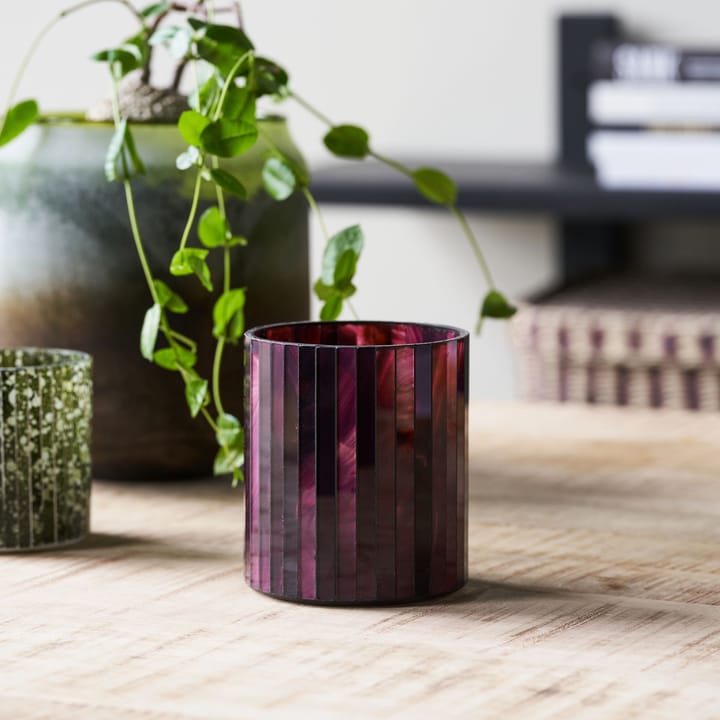 Geest waxinelichthouder 8,5 cm, Rood House Doctor