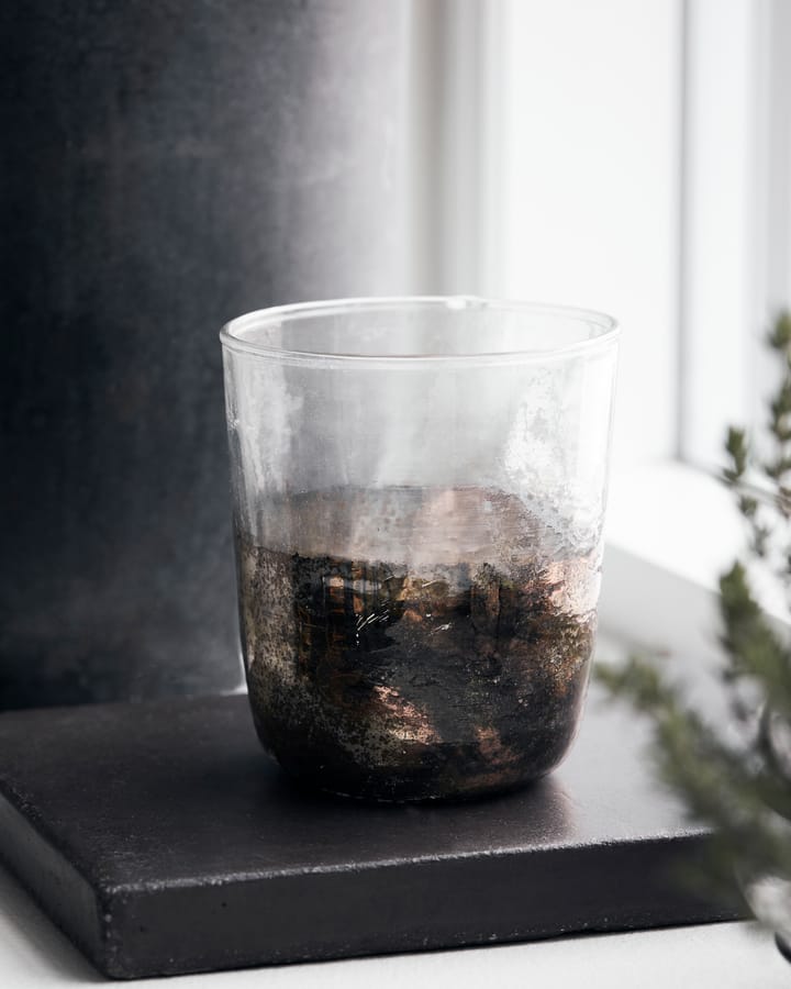 Gem waxinelichtjeshouder Ø9 cm, Clear-grey House Doctor