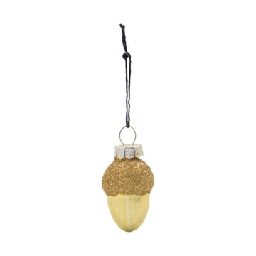 Glint kerstboomhangers 5,8 cm 6-pack - Goud - House Doctor