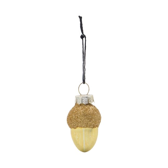 Glint kerstboomhangers 5,8 cm 6-pack, Goud House Doctor