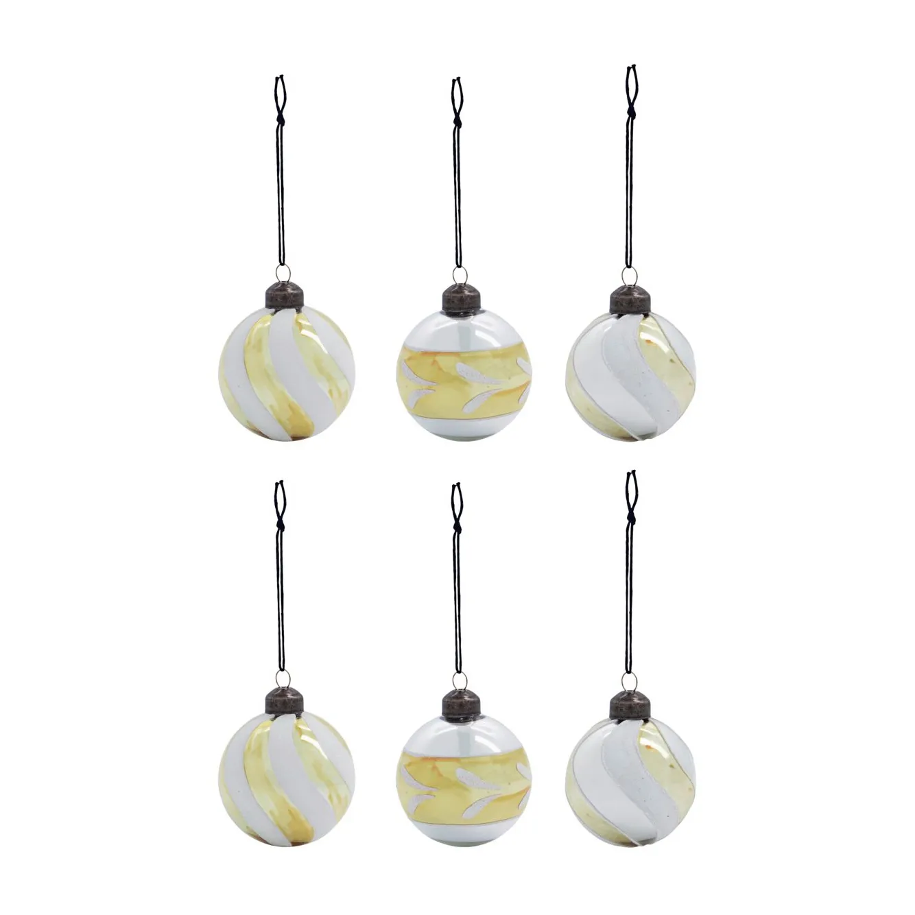 Glowi kerstbal Ø6 cm 6-pack, Goud House Doctor