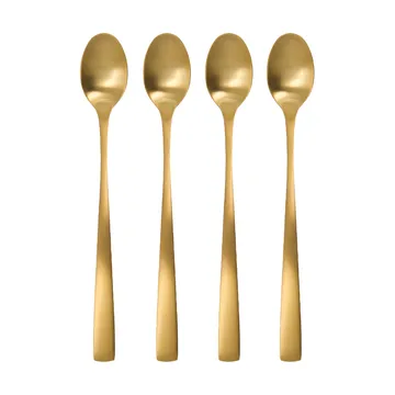 Golden lange lepel 4-pack - Gouden - House Doctor