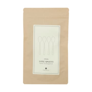 Golden lange lepel 4-pack - Gouden - House Doctor
