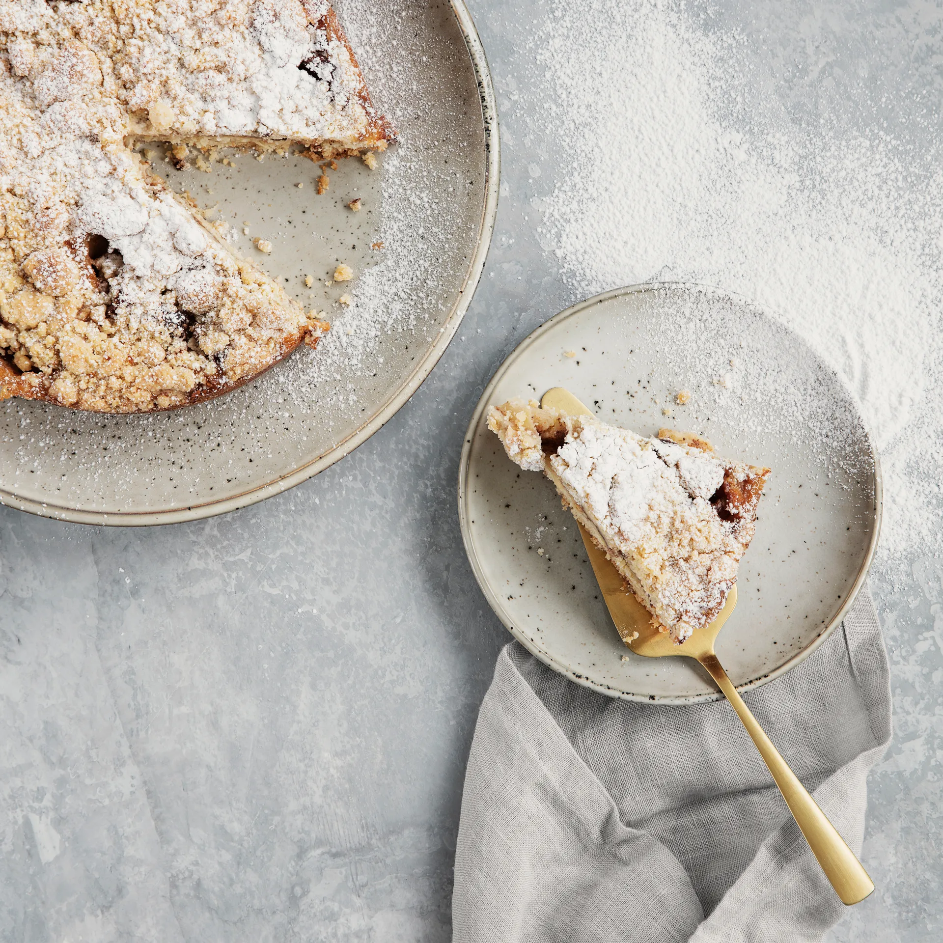 Golden taartset, 2-delig House Doctor