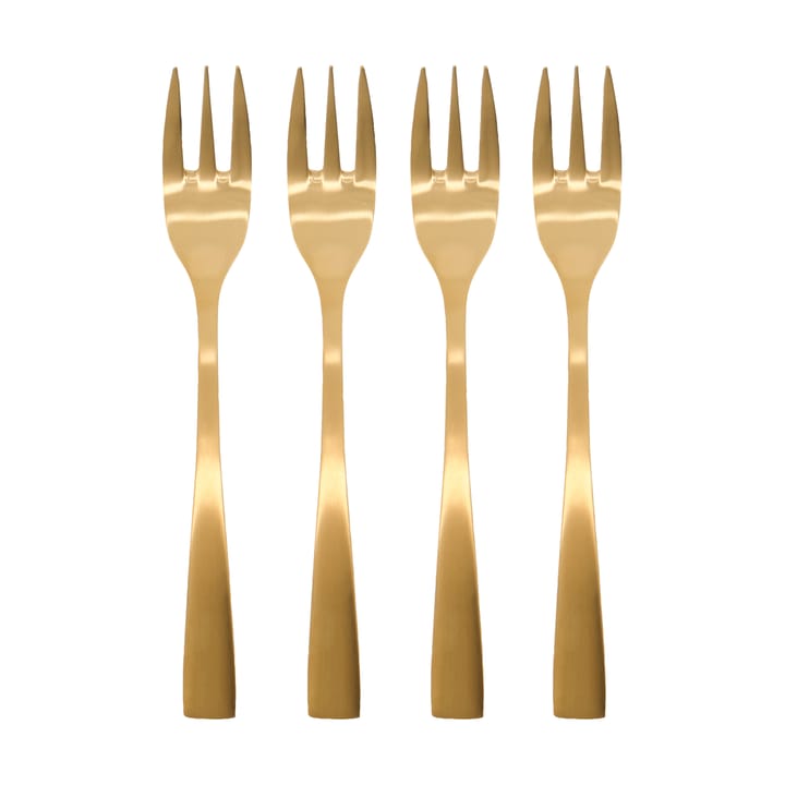 Golden taartvork 4-pack - Gouden - House Doctor