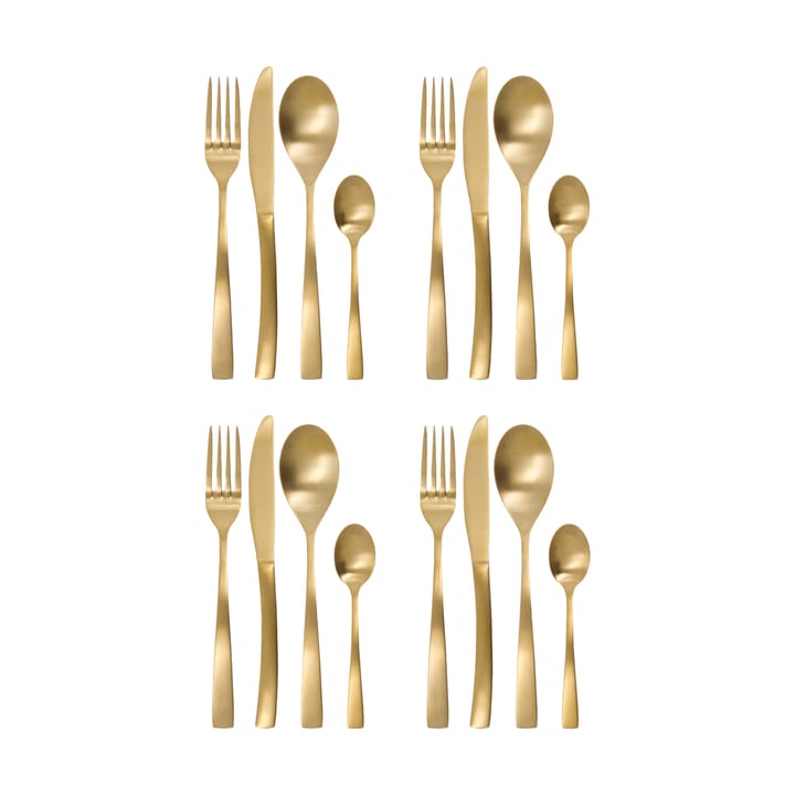 Gouden bestekset 16-delig - Gouden - House Doctor