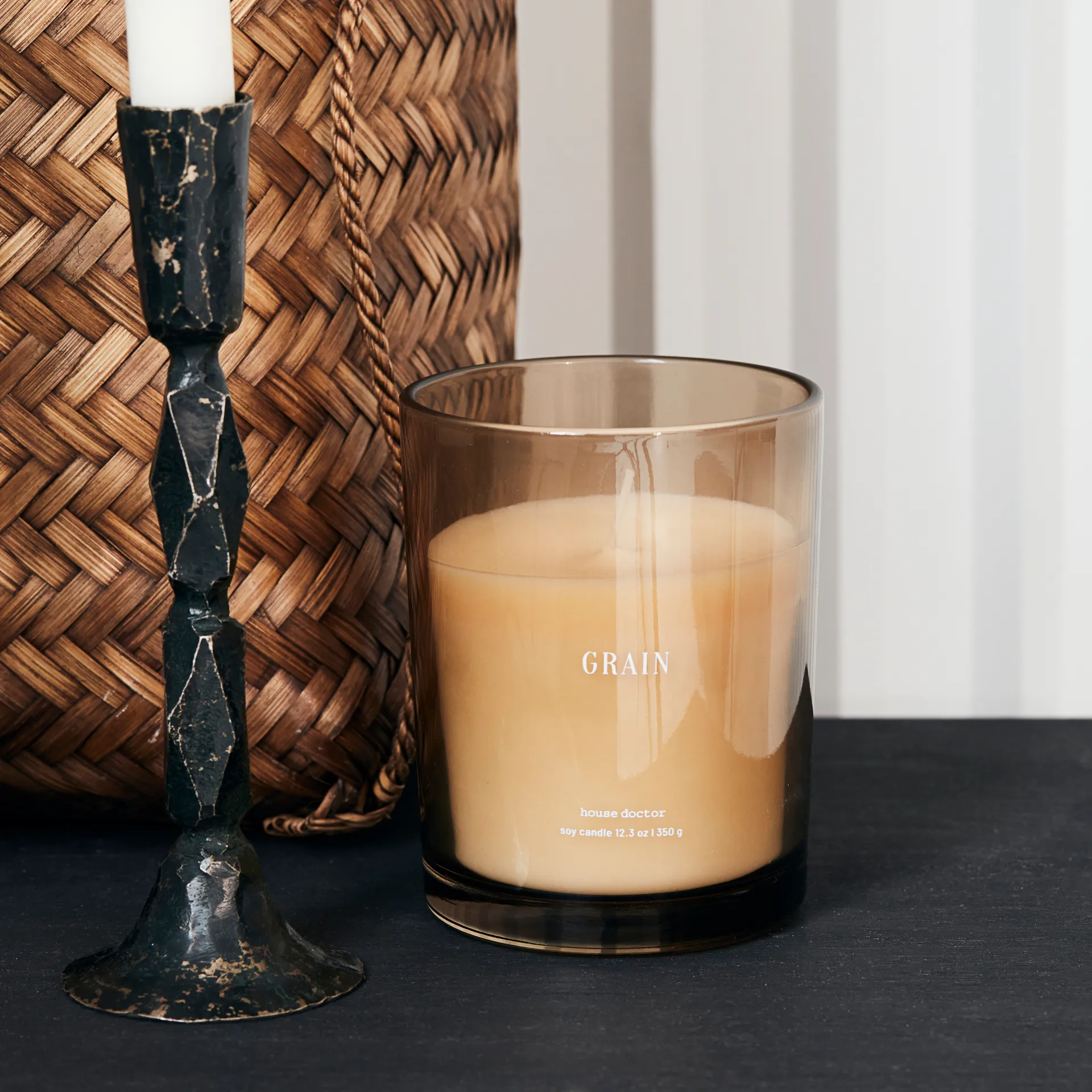 Grain geurkaars 50 uur, Bruin House Doctor