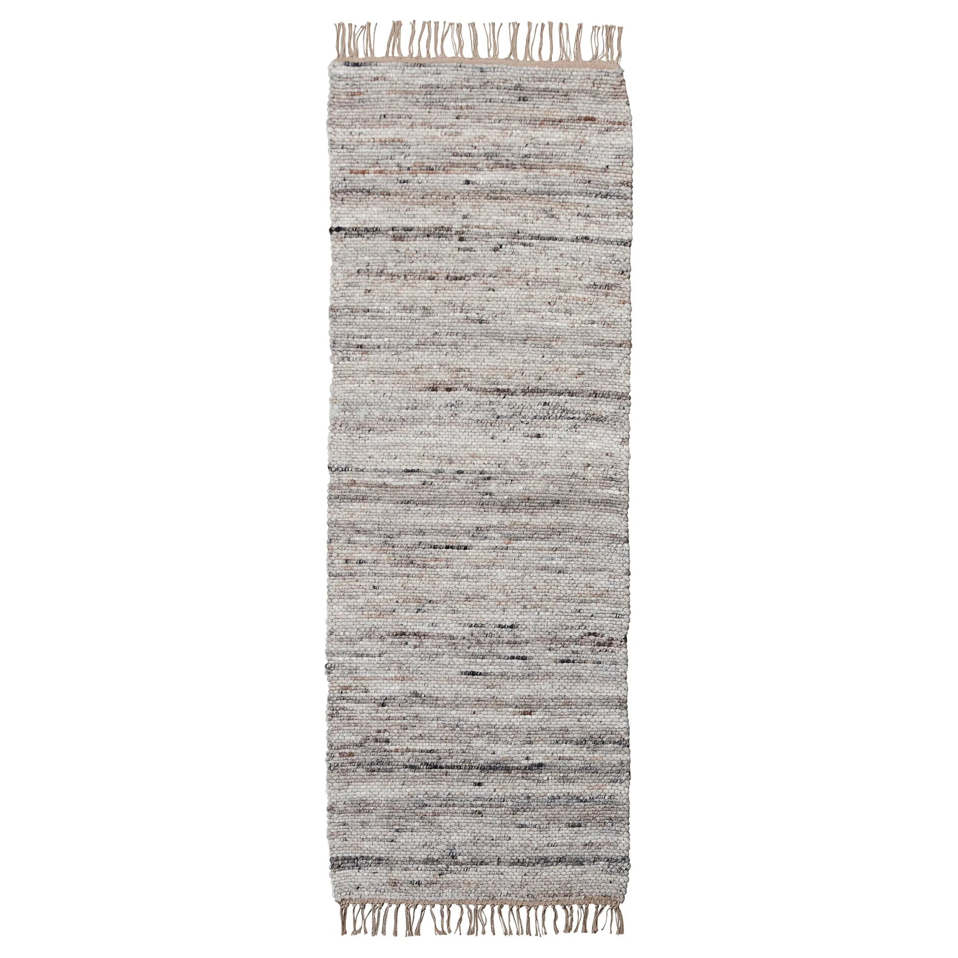 Hafi vloerkleed 80x200 cm, Grijs-bruin House Doctor