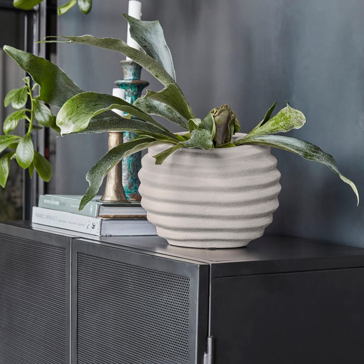 Happ bloempot Ø23 cm, Off-white House Doctor