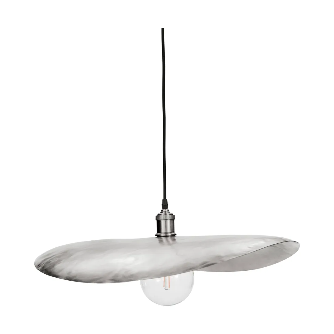 Hatt lampenkap 13x14 cm, Geborsteld zilver, 56,5x60,5x9 cm House Doctor