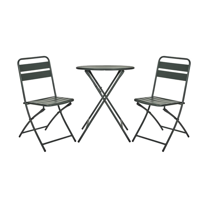 Helo caféset met 2 stoelen - Groen - House Doctor