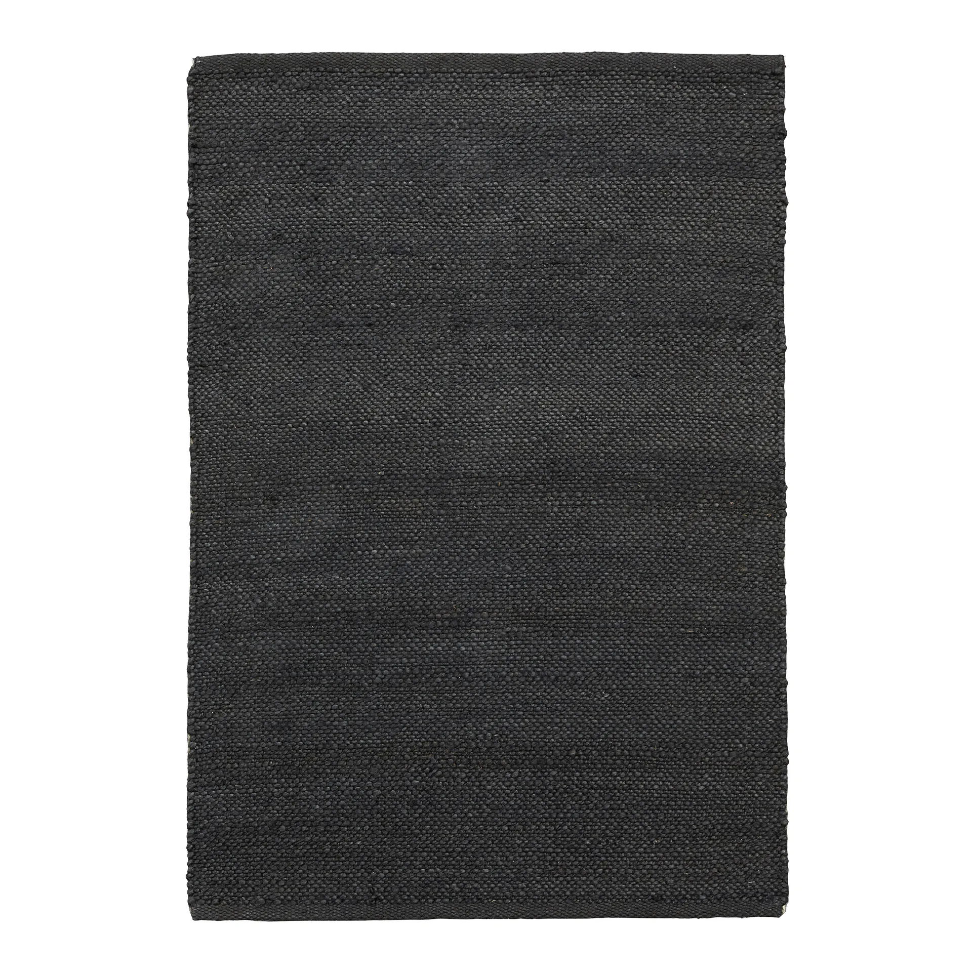 Hempi vloerkleed 85x130 cm, Zwart House Doctor