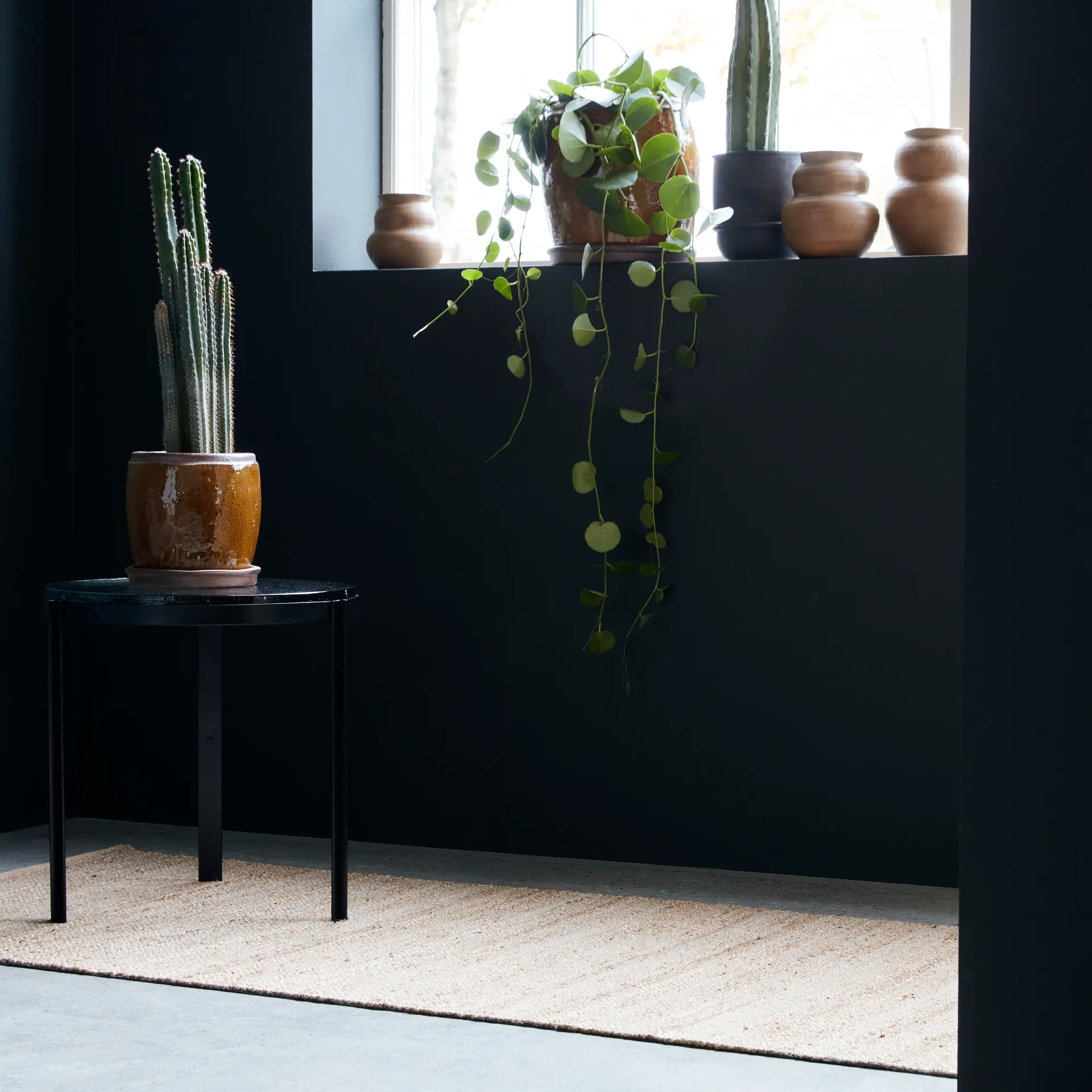 Hempi vloerkleed 90x300 cm, Natuur House Doctor