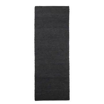 Hempi vloerkleed 90x300 cm - Zwart - House Doctor