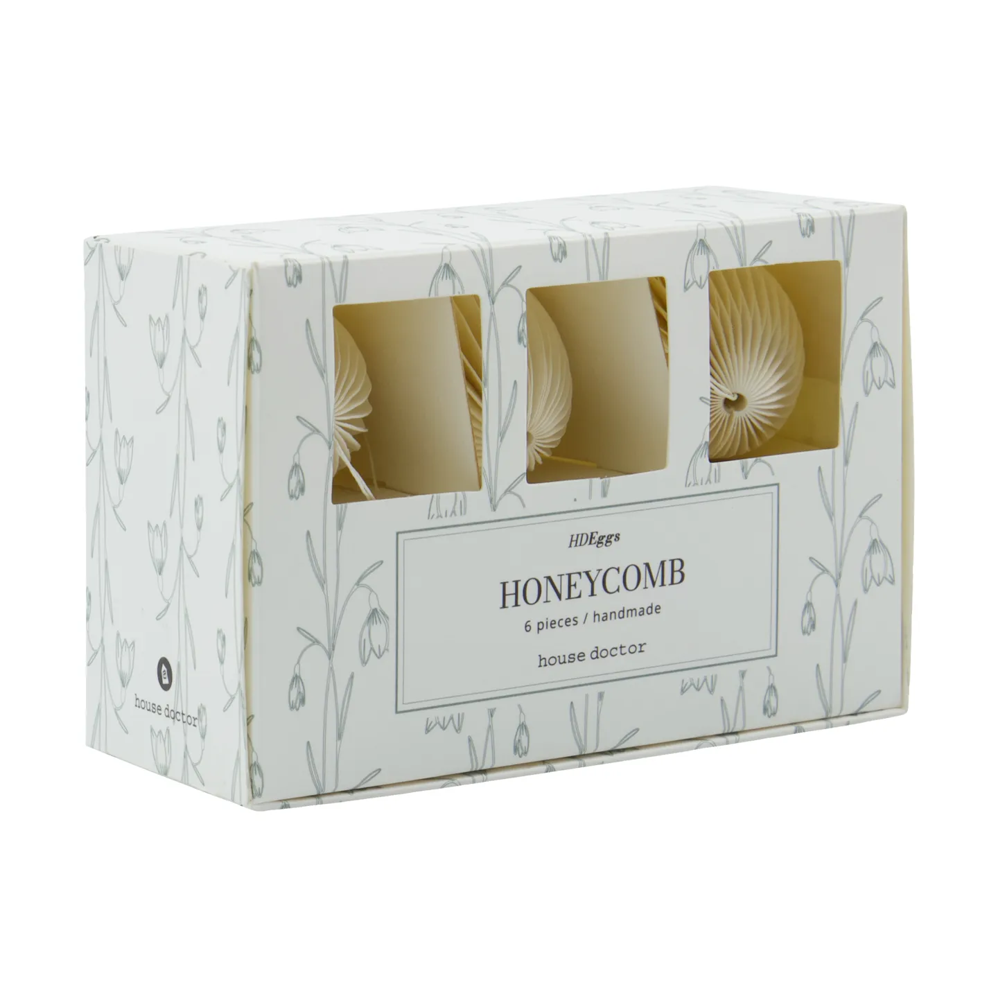 Honeycomb paasei 6-pack, Off-white House Doctor