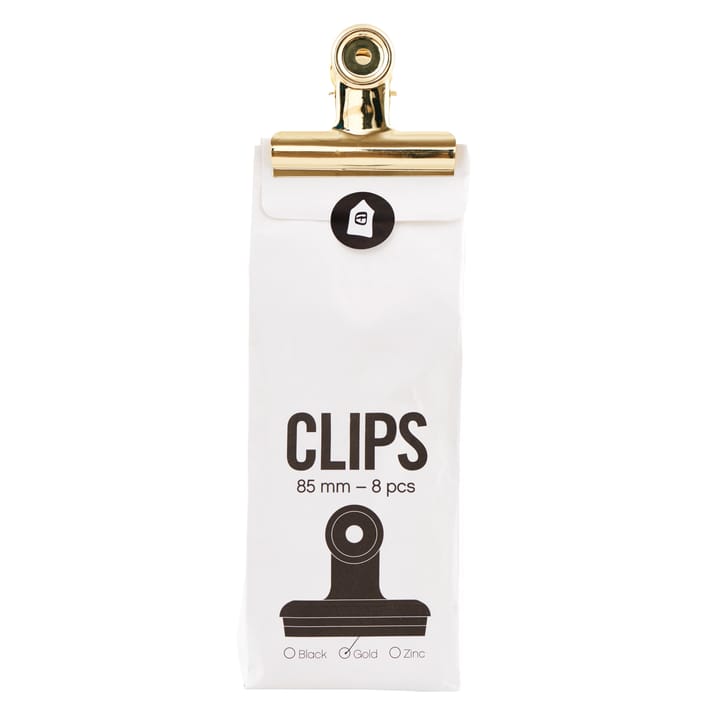 House Doctor clips 8-pack, goud House Doctor