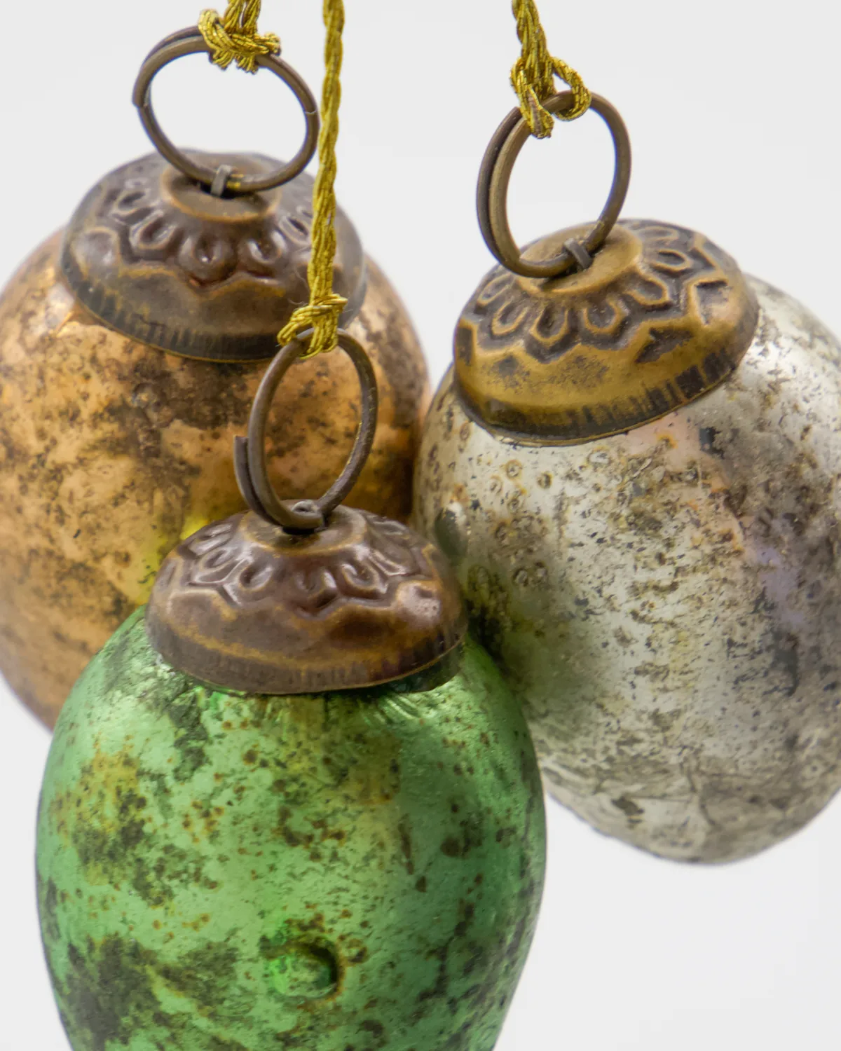 House Doctor egg paasornamenten 12-delig, Groen, roze, off-white House Doctor