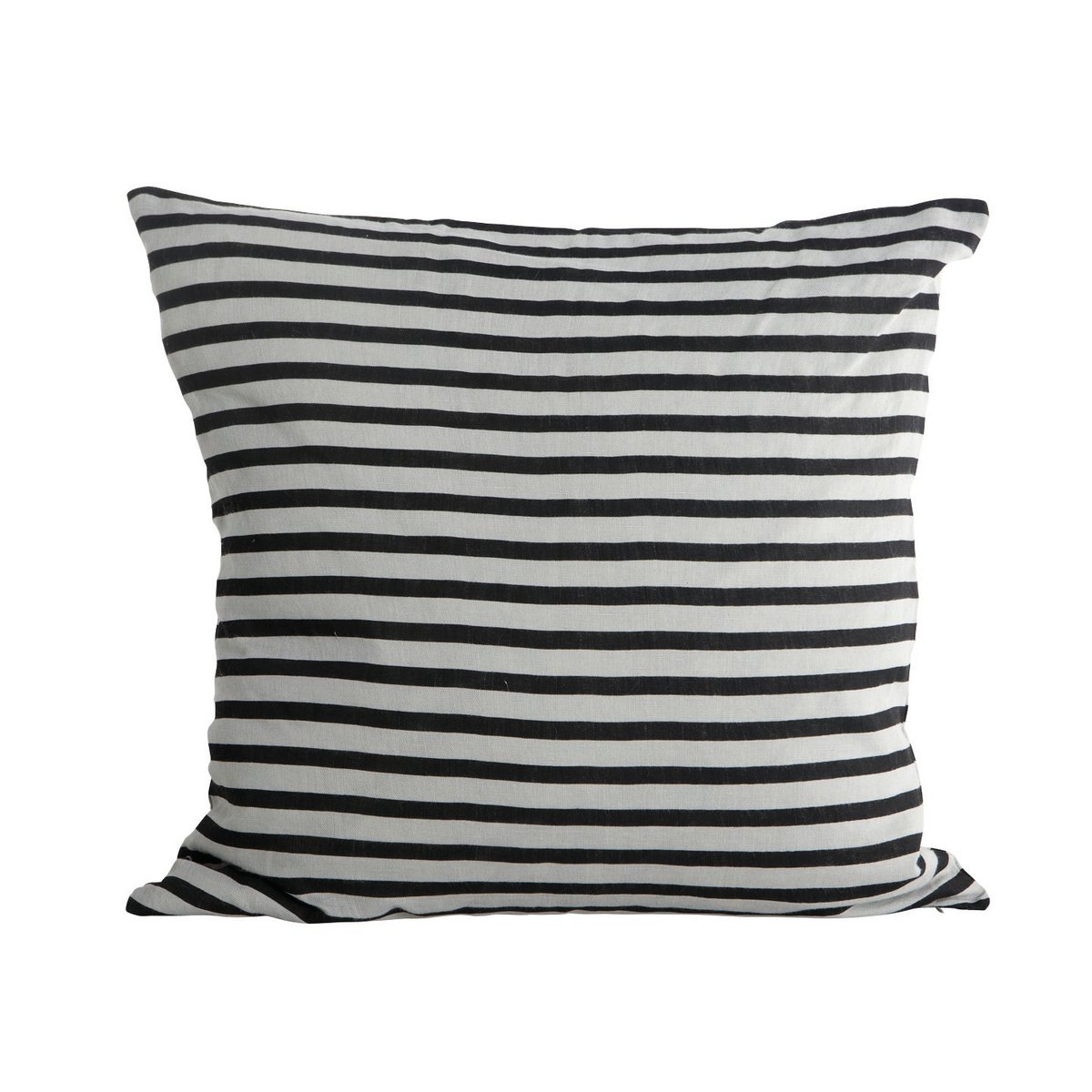 House Doctor kussenhoes stripes zwart-grijs | Scandinavisch Interieur | Kussenhoezen | Zwart