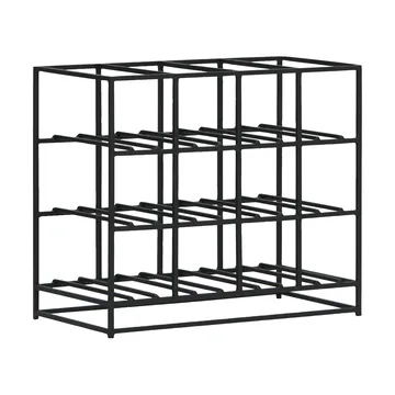 House Doctor wijnrek 12 flessen 41x35 cm - Zwart - House Doctor