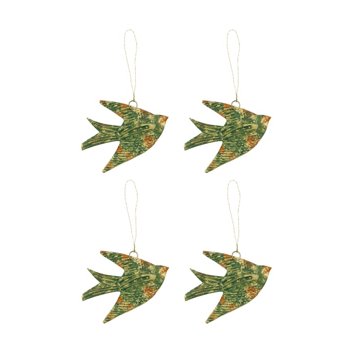Humi decoratiehanger 4-pack - Groen - House Doctor