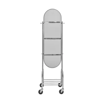 Image staande spiegel - Zilverkleurige afwerking, 53,5x35,5x179,5 cm - House Doctor