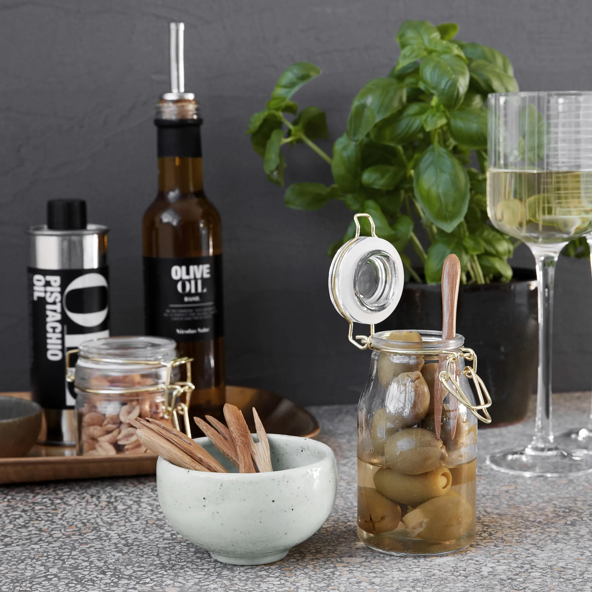 Ivory kom, Ø 8,5 cm. House Doctor