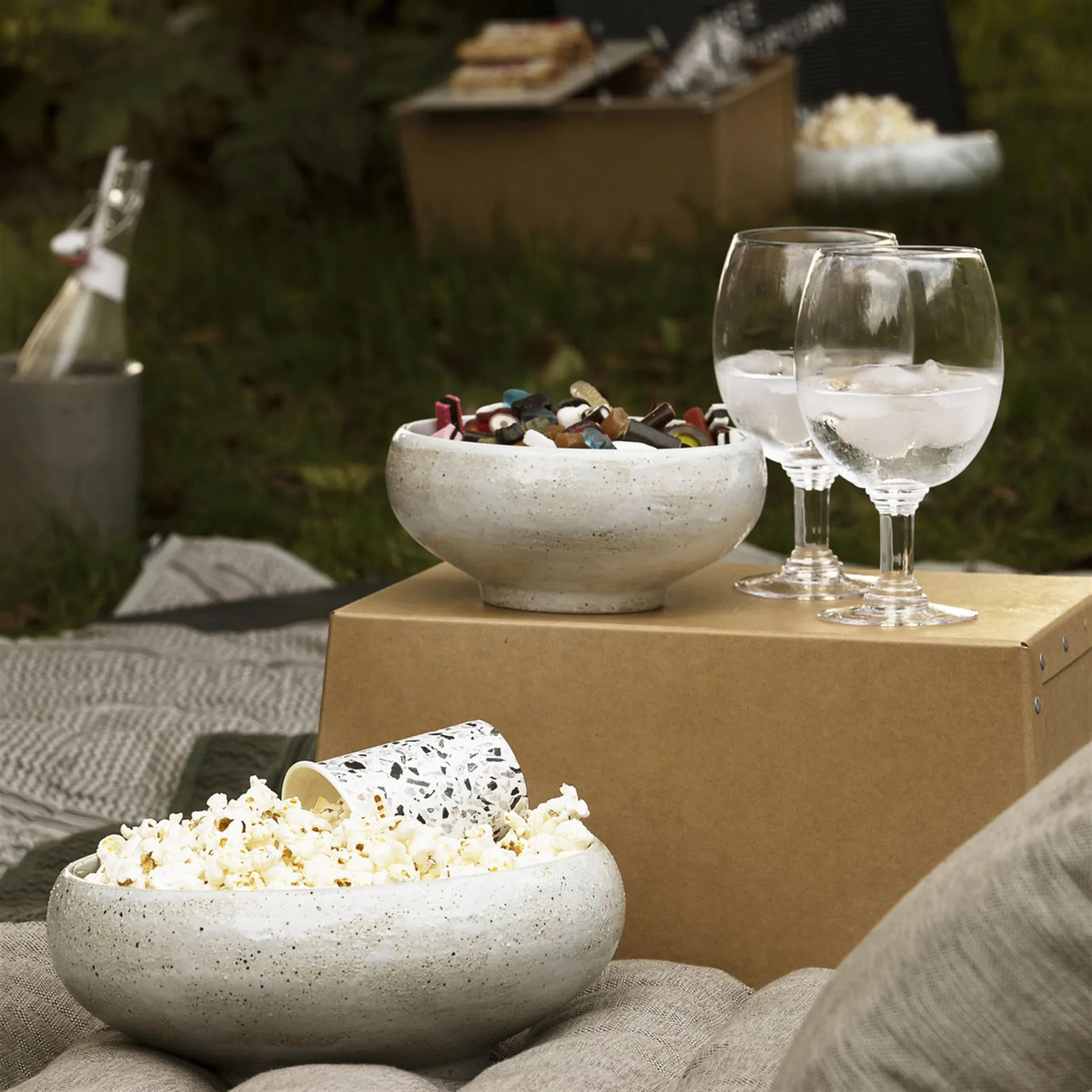 Ivory serveerschaal, 19 cm. House Doctor