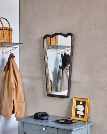 Jamp wandspiegel met lijst 90 cm - Zwart - House Doctor