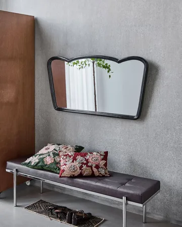 Jamp wandspiegel - Zwart, 127x65 cm - House Doctor