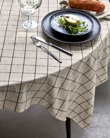 Join tafelkleed 150x150 cm - Black-off white - House Doctor