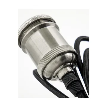 Kabel met E27-fitting - Zilverkleurige afwerking - House Doctor