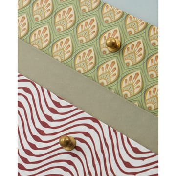 Keep opbergdozen rood-khaki - 2-delig - House Doctor