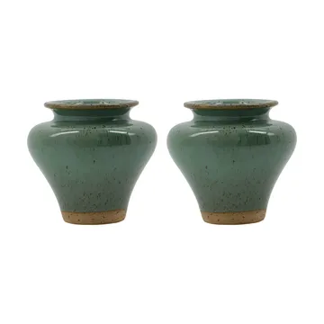 Kolo vaas - Groen, 8,5 cm, 2-pack - House Doctor