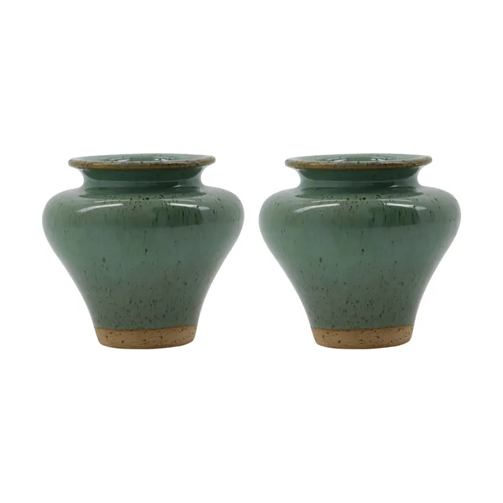 Kolo vaas - Groen, 8,5 cm, 2-pack - House Doctor