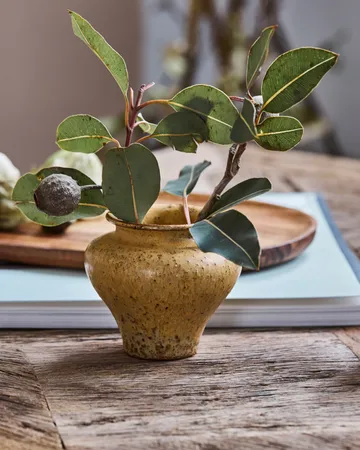 Kolo vaas - Mosterdgeel, 8,5 cm - House Doctor