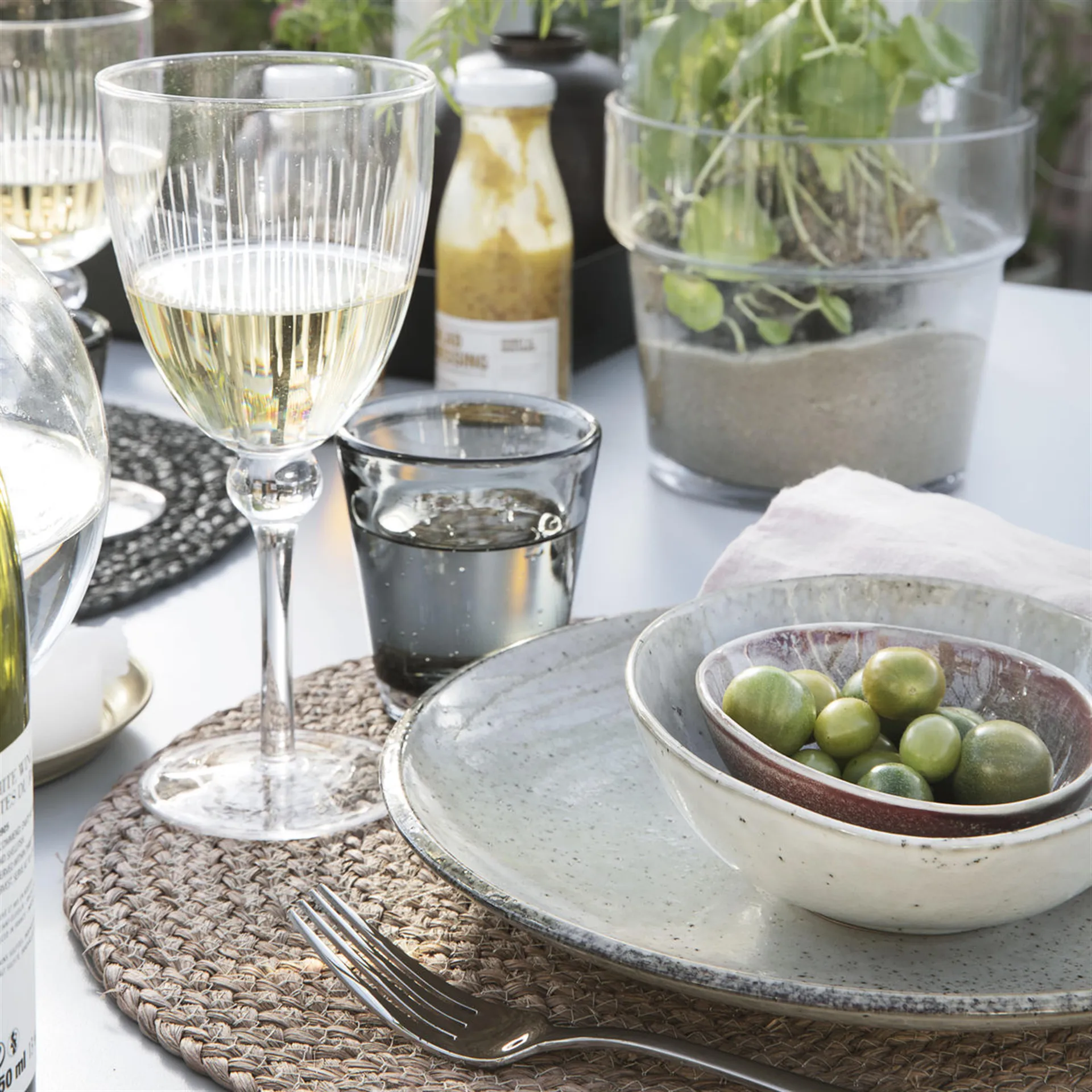 Lake bord grijs, 21,4 cm. House Doctor