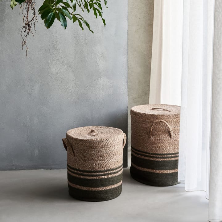 Laundry opbergmand met deksel 2-delig, Army House Doctor